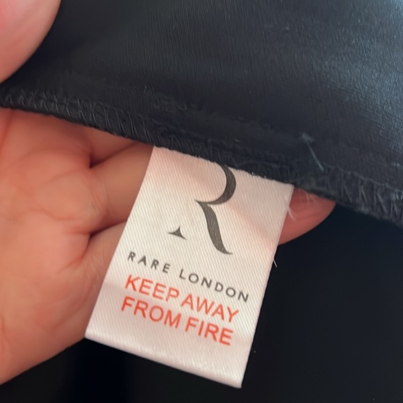 Rare R London black strapless dress size S - Picture 10 of 11